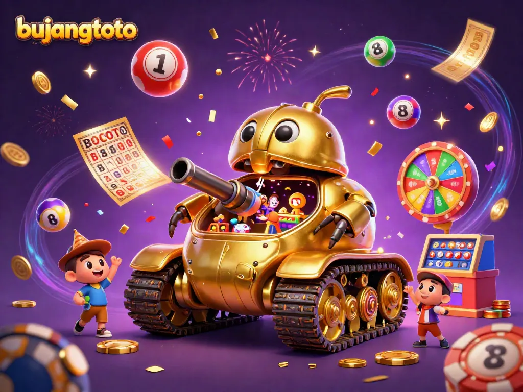 Engage with bujangtoto's dynamic lottery experience featuring a grand casino beetle tank.