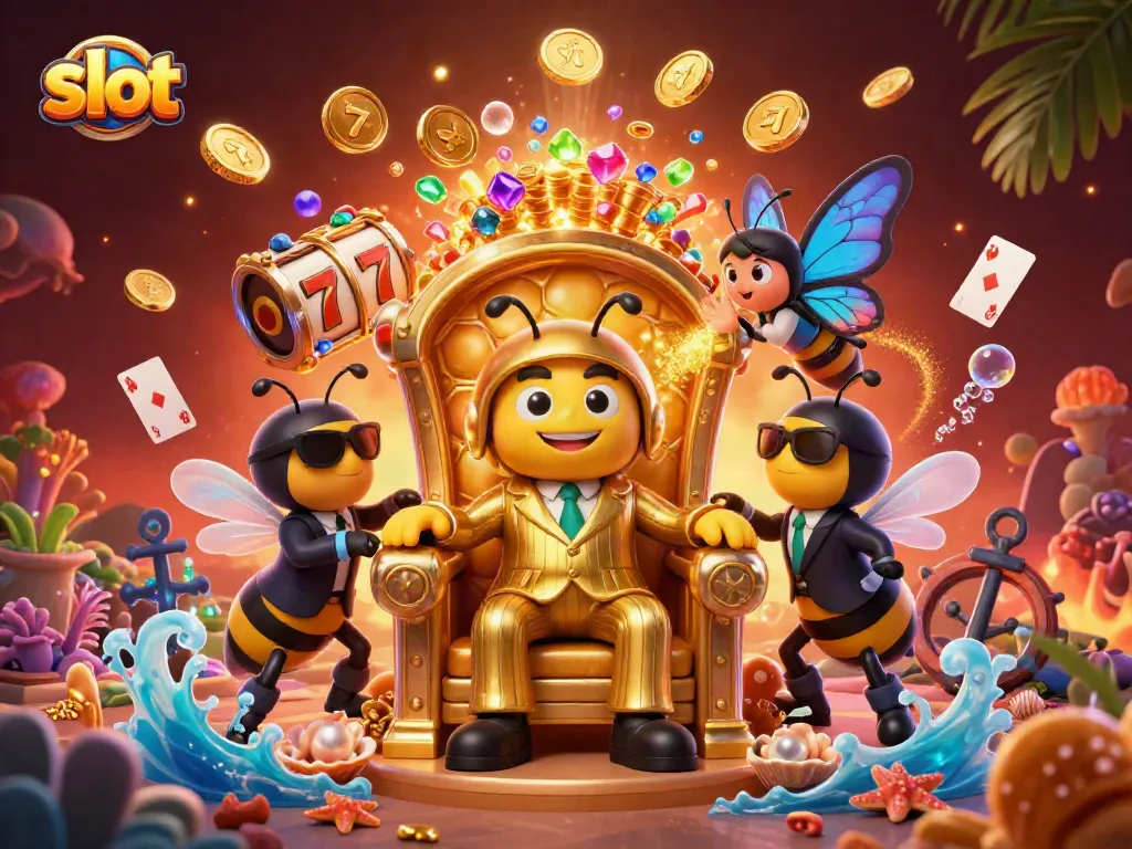 Menangkan slot dengan putaran dan simbol keberuntungan di kasino digital penuh warna.