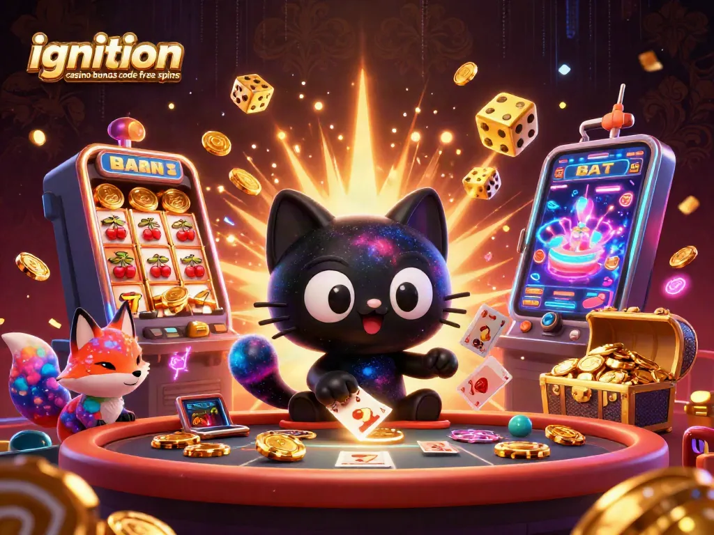 Experience thrilling gameplay with ignition casino bonus code free spins while playing at a vibrant cosmic casino.