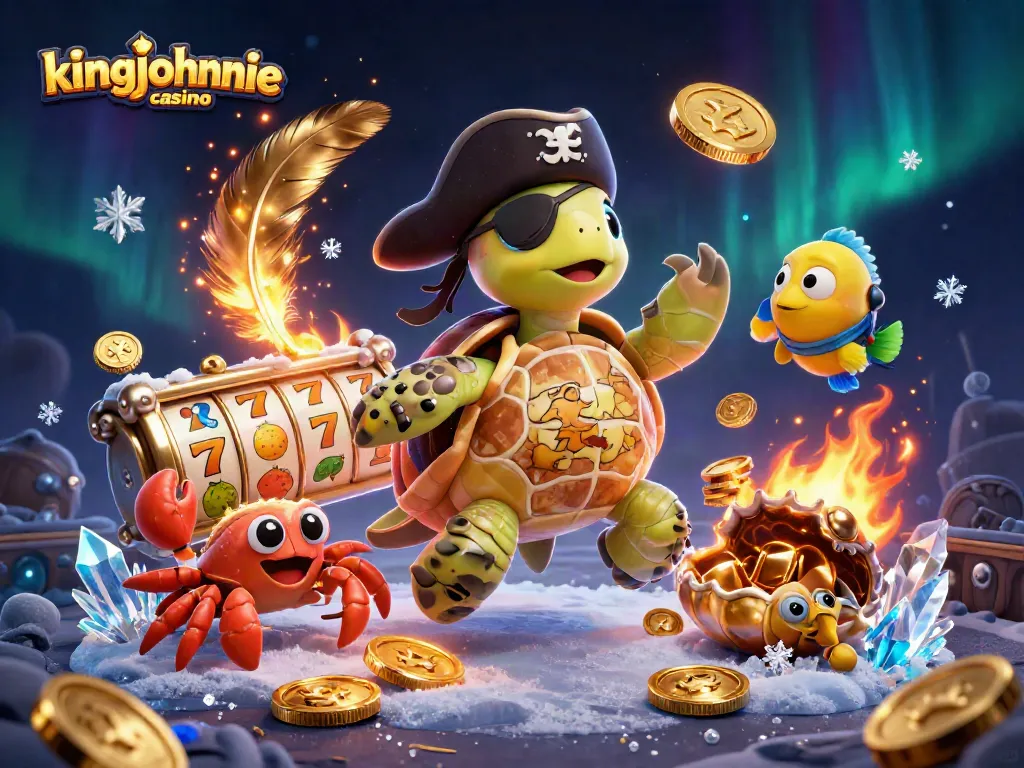 Engage in thrilling adventures at kingjohnnie casino with vibrant characters amidst dynamic gaming elements.