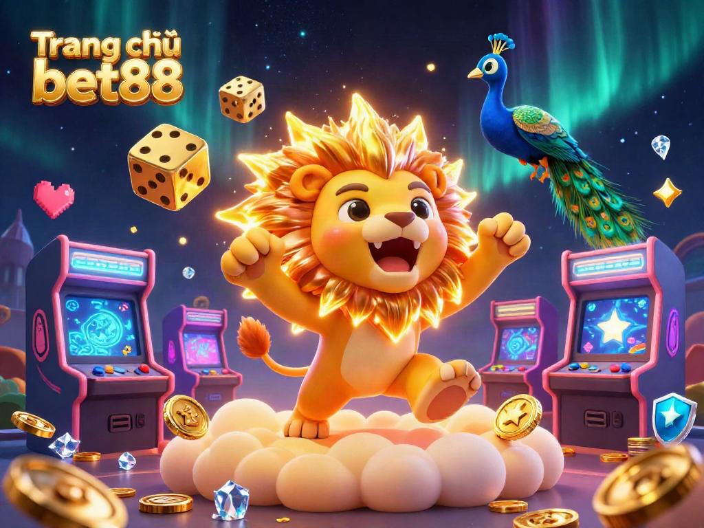 Experience winning strategies on Trang chủ bet88 with a vibrant 3D casino illustration featuring dynamic gaming elements.