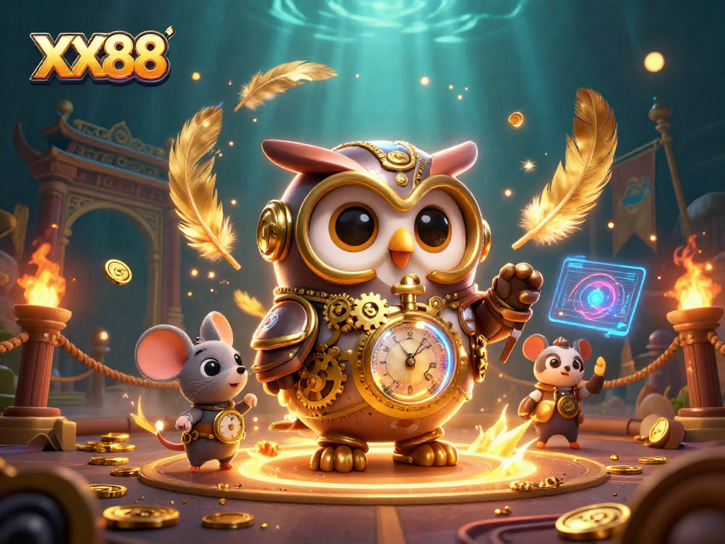 Engage in thrilling experiences with XX88's vibrant 3D casino adventure illustration.