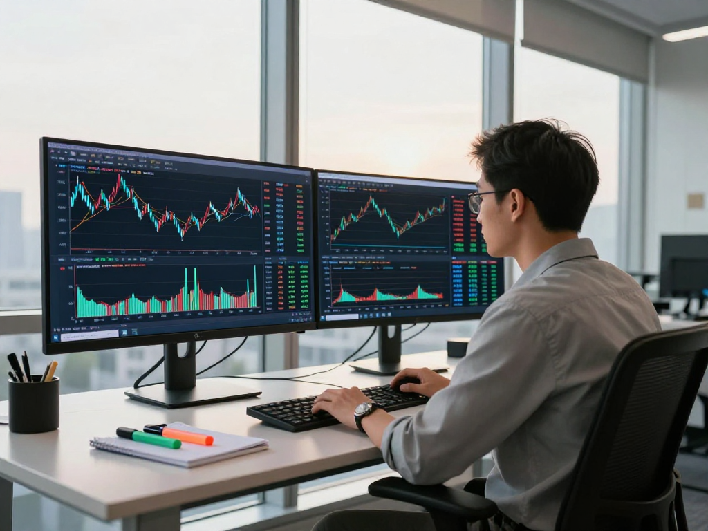 TradingView workspace displaying financial charts and market data for traders