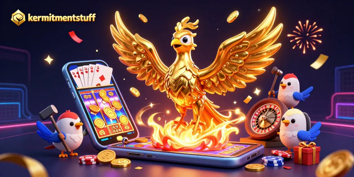 Engage with kermitmentstuff's vibrant casino scene, showcasing dynamic slot gameplay and winning moments.