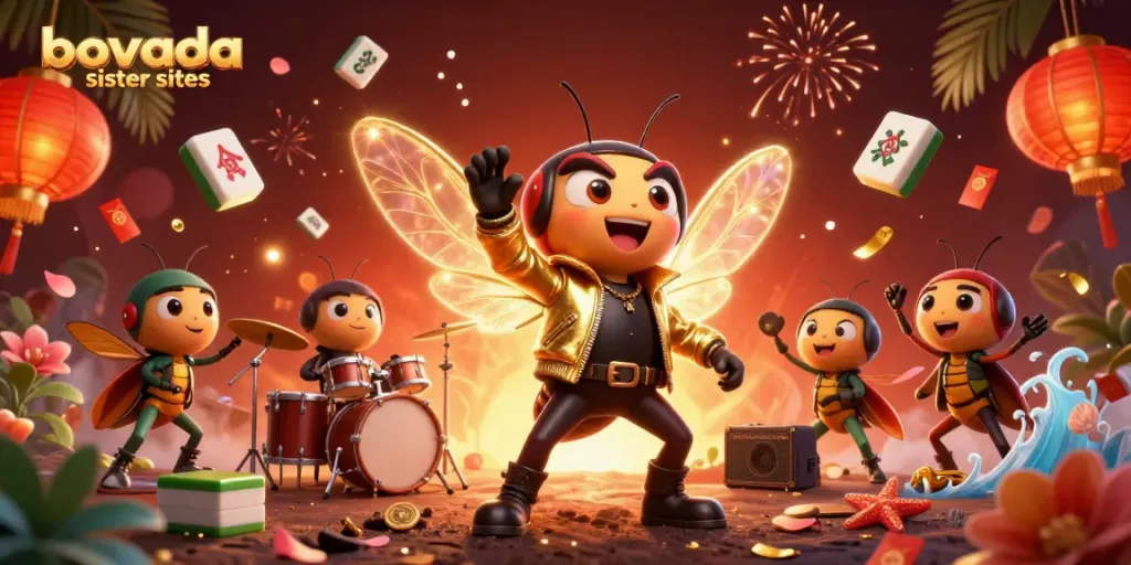 Spin and win with bovada sister sites in a vibrant 3D casino world featuring unique characters.